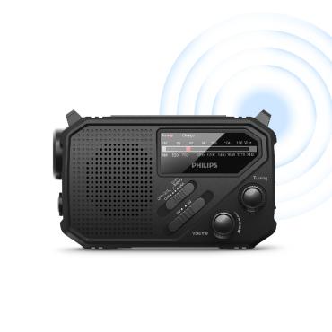 【Philips飛利浦】防災手搖式收音機 TAR1609