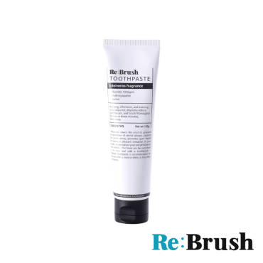 【Re:Brush】雪絨花高氟防齲齒牙膏單條（台灣總代理公司貨）