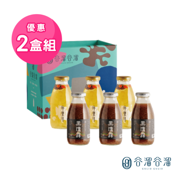 【谷溜谷溜】銀寶雙全禮盒2盒組（6瓶/盒）