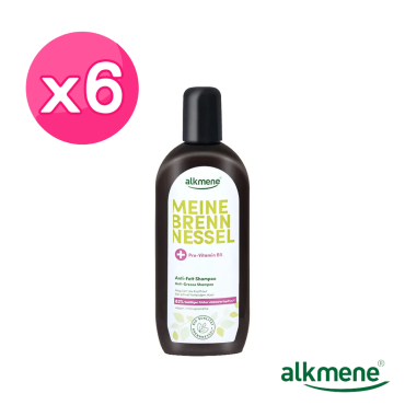 【德國原裝ALKMENE】大蕁麻淨化頭皮養髮洗髮精6瓶組