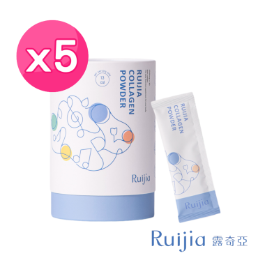 【Ruijia露奇亞】優質純淨膠原蛋白粉超值5罐組