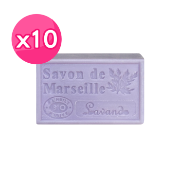 【法國DAMPA 1975】薰衣草香氛馬賽皂10入組