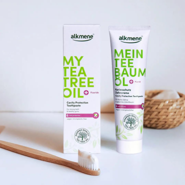 【德國原裝ALKMENE】我的天然茶樹精油清新抗菌牙膏多件優惠