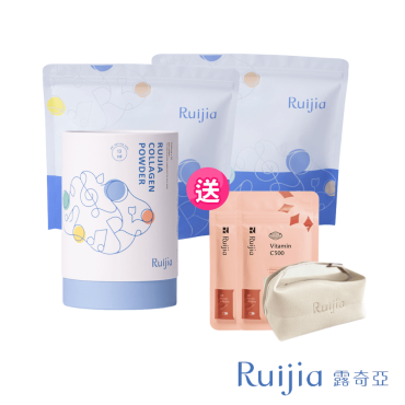 【Ruijia露奇亞】純淨膠原蛋白粉160包組贈維他命C 2個月