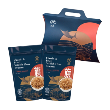 【丸文食品】古早味旗魚鬆2包禮盒組