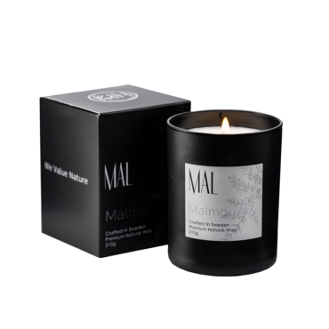 【Vana Candles】MAL 馬爾默 瑞典天然香氛蠟燭210g - 復古木質調