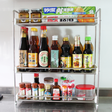 【Bellring百鈴】卡豪收不鏽鋼三層置物架