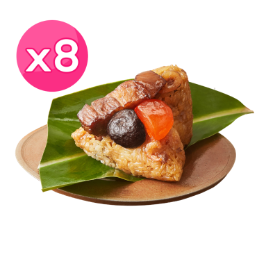 【基食堂】傳統古早味粽8入組
