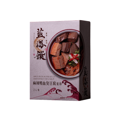 【藍海饌】麻辣鴨血臭豆腐寬粉2入裝
