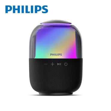 【Philips飛利浦】炫彩RGB強力低音無線藍牙5.3喇叭 TAS2108BK