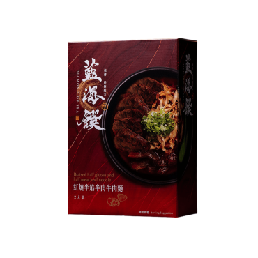 【藍海饌】紅燒半筋半肉麵2入裝