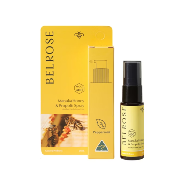 【BELROSE】麥蘆卡MGO400＋蜂膠口腔噴劑（25ml/條）