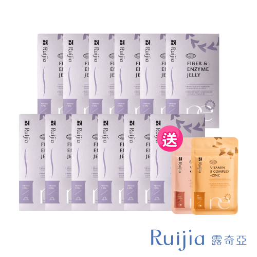 寶拉團購【Ruijia露奇亞】順暢果凍獨家12盒組（120條）