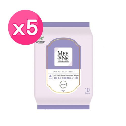 【MEENE】衛生護理可沖式濕紙巾 （5包組）