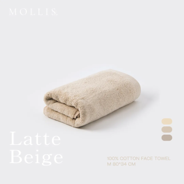 【mollis】精梳純棉毛巾（多色可選）