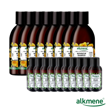 【德國原裝ALKMENE】金盞花修護洗髮精夏季特惠8＋10件組