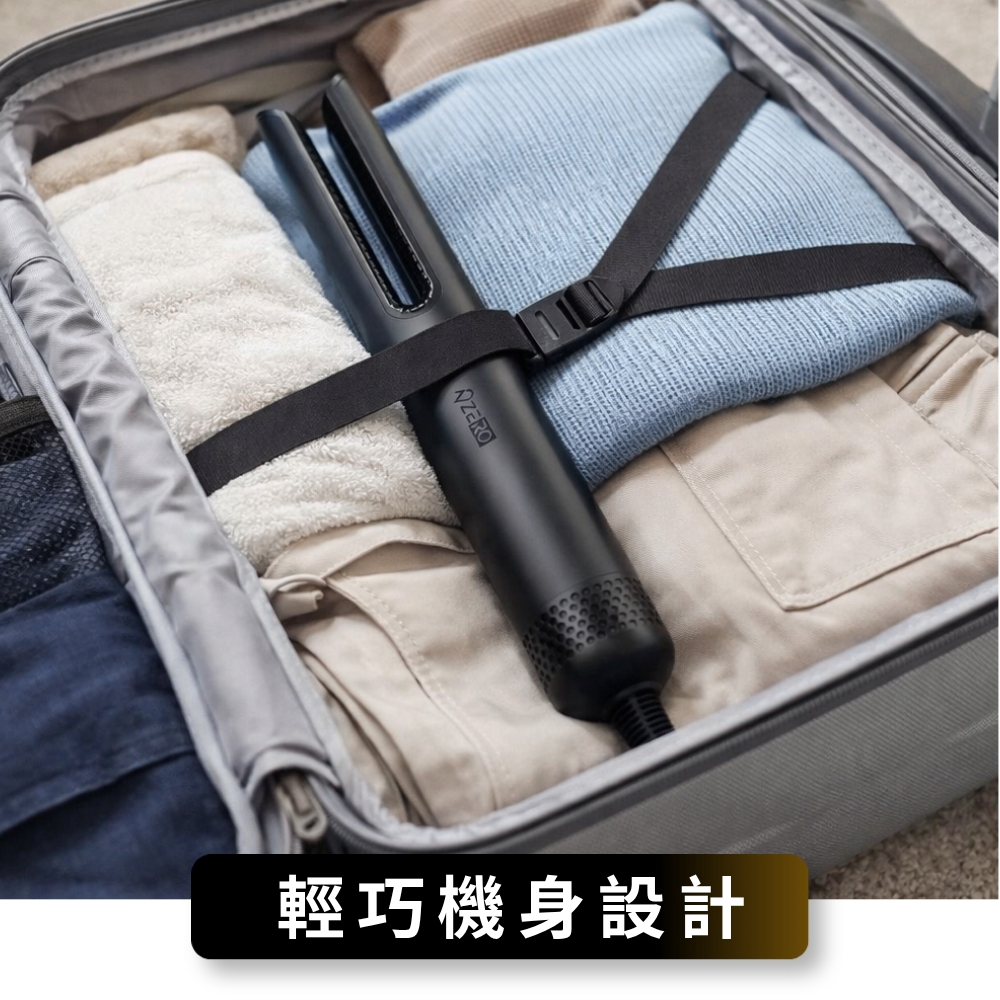 AeroStrait+ 輕巧機身收納於行李箱的旅行攜帶情境